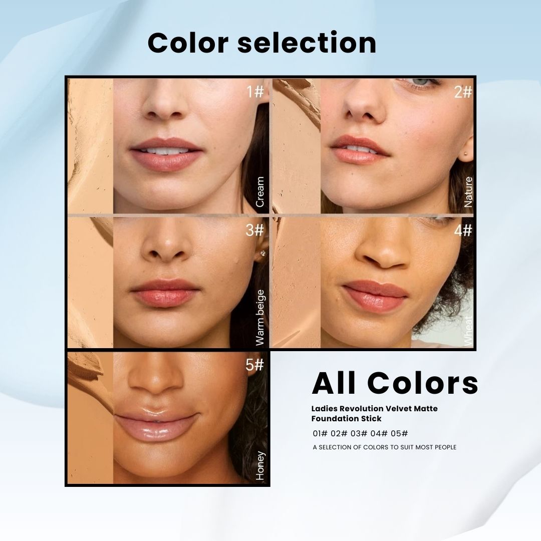 Korean 2 in 1 Glass Skin Foundation Stick