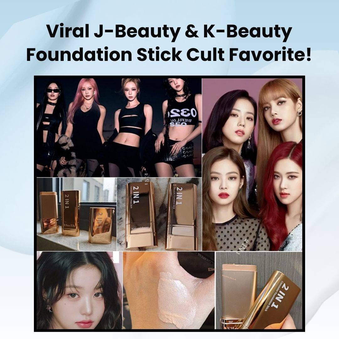 Korean 2 in 1 Glass Skin Foundation Stick