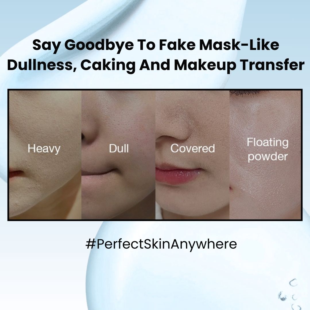 Korean 2 in 1 Glass Skin Foundation Stick