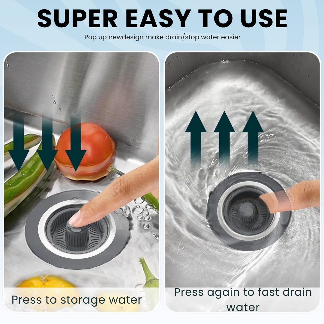 3-in-1 Sink Drain Strainer