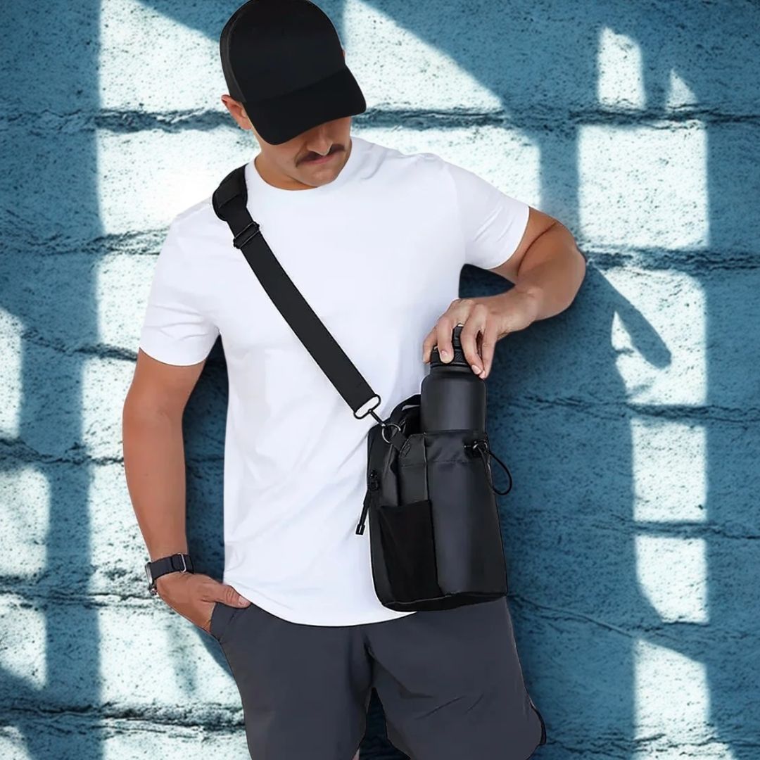 Svarna™ -Magnetic Gym Sling Bag