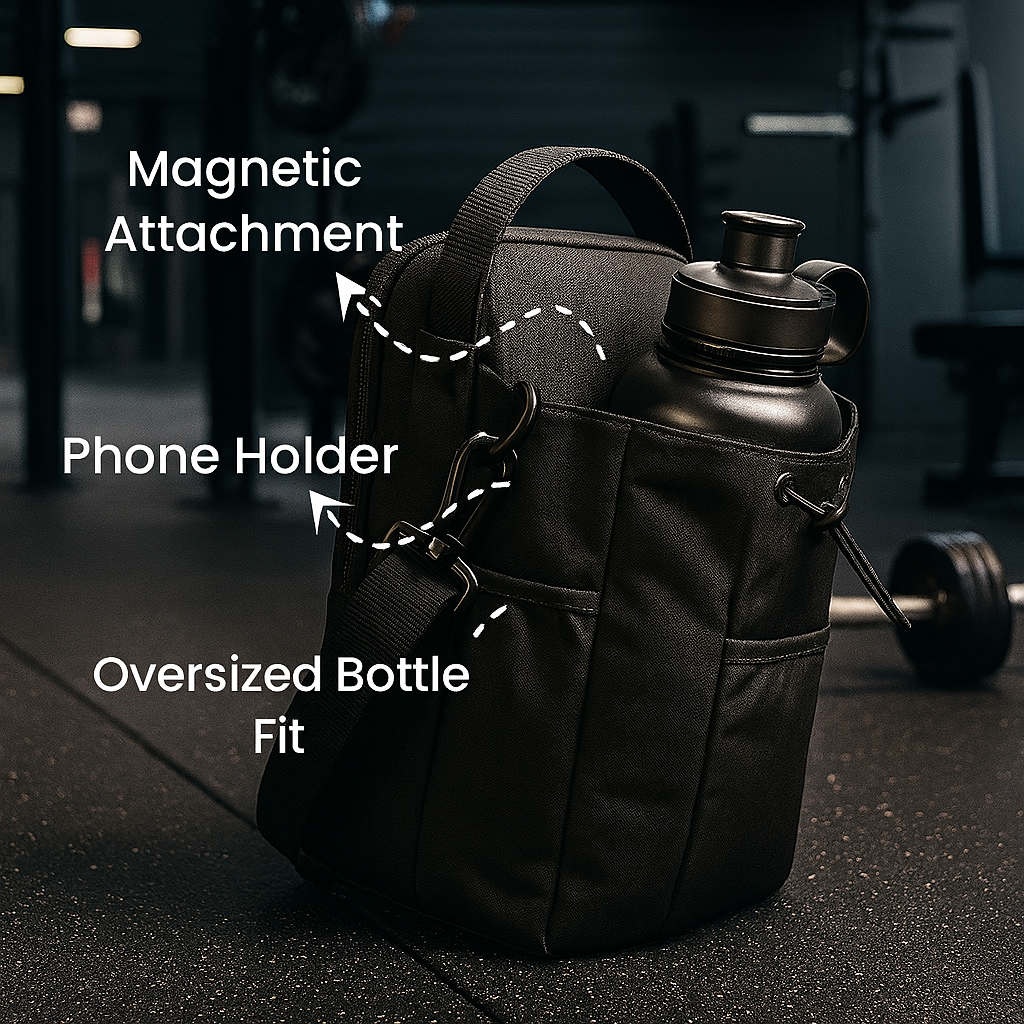 Svarna™ -Magnetic Gym Sling Bag