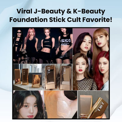 Korean 2 in 1 Glass Skin Foundation Stick