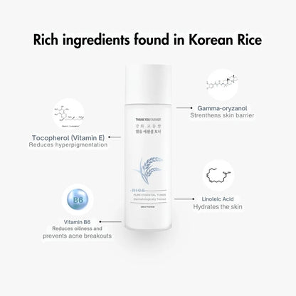Korean Rice Toner for Glowing Skin