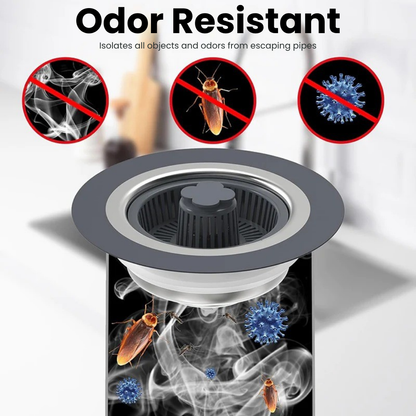 3-in-1 Sink Drain Strainer