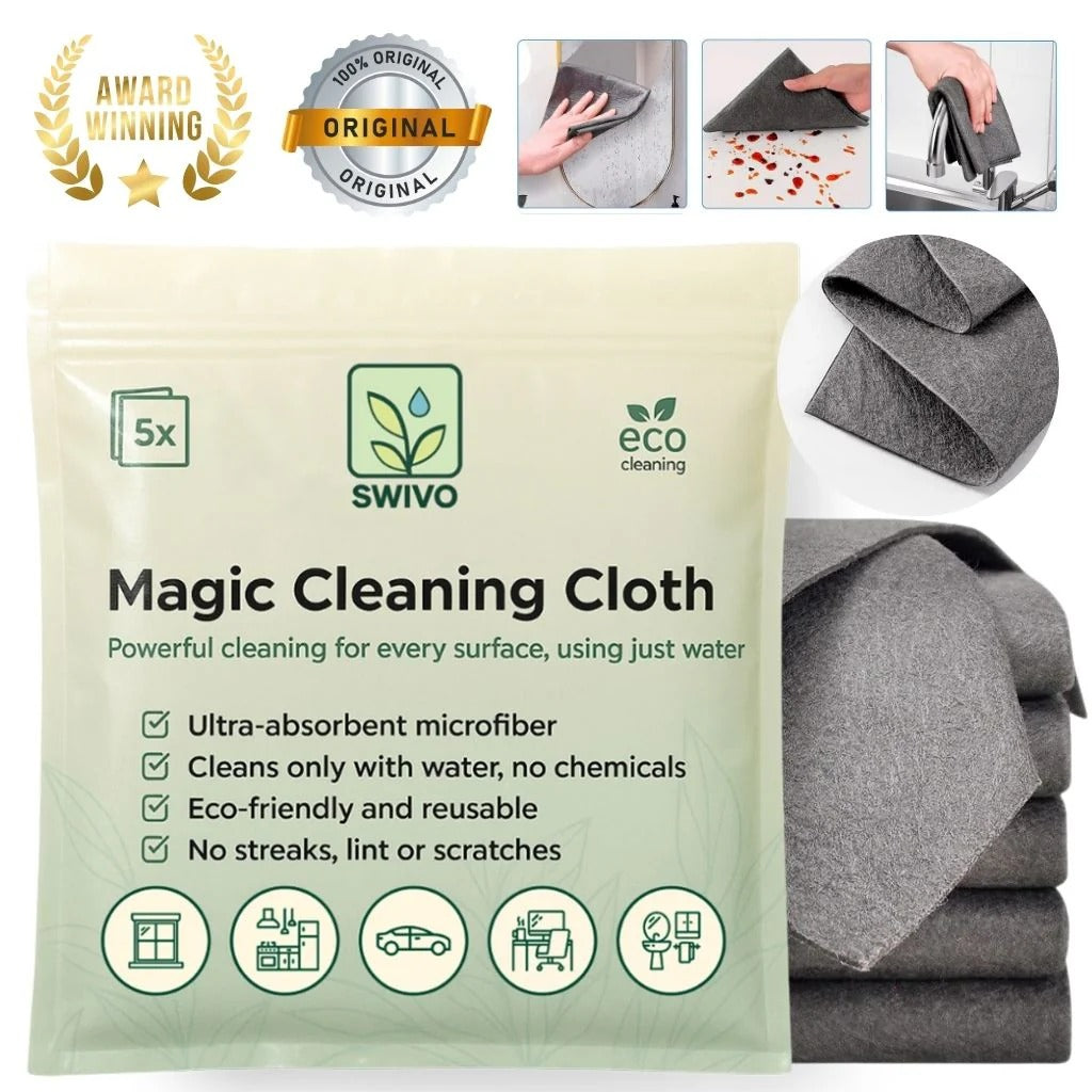 Magic Cleaning Cloth (5 Pcs)
